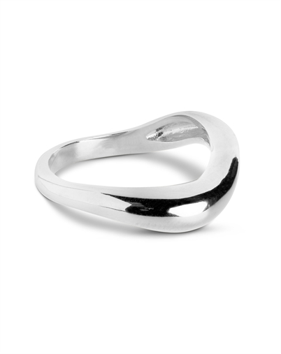 Enamel Copenhagen - Agnete Ring - Small - Sølvfarvet
